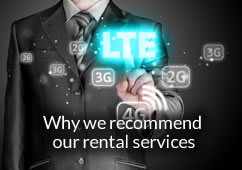 Why we recommend our rental services